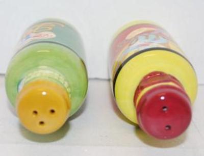Cool "Gin & Tequila" Salt & Pepper Shaker Set 5" H