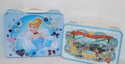 French Collectible Box "La Cure Gourmande" For Sugar-Baked Biscuits & Cinderella Lunch Box