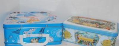 French Collectible Box "La Cure Gourmande" For Sugar-Baked Biscuits & Cinderella Lunch Box