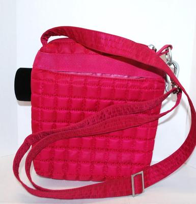 "Lug " Brand Red Quilted Style Purse 9" x 7"