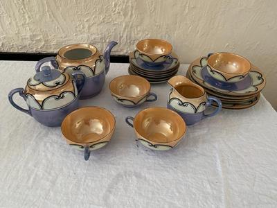 Lusterware tea set made in Japan