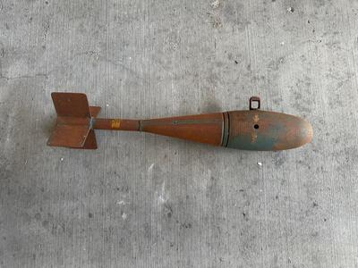 Original Vietnam War Era U.S. Navy MK76 Inert 25LB Practice Bomb