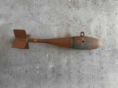 Original Vietnam War Era U.S. Navy MK76 Inert 25LB Practice Bomb