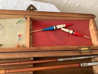 Vintage Okutama Company Bamboo Fly Fishing Rod in Original Case with Accessories