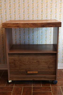 Microwave Cart & Storage Cabinet