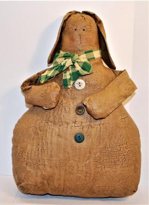 2 Dolls - Vintage "Lumpy" Doll 12" H & Soft Face Eclectic "Angel" Doll