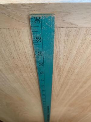 Vintage extra large bread/baking board, Wood