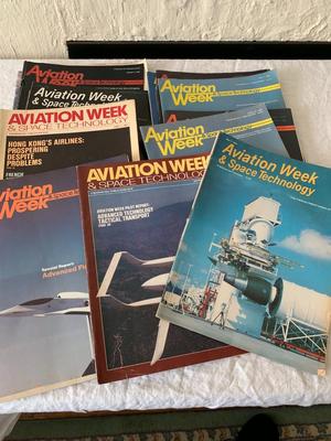 Vintage Aviation Week magazines Lot