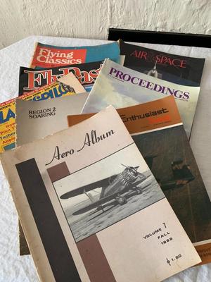 Vintage Flying magazines Aero Album Proceedings, Flying Classics,