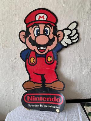 Super Mario promotional Cardboard figure 31" tall!