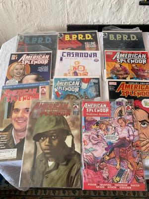 Comic book lot collection B.P.R.D. American Splendor, Casanova in sleeves