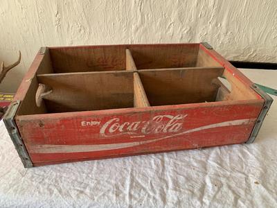 Vintage Coca-Cola wood crate