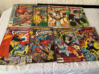 Superman Comic Lot of 8 Books (Lot #1)