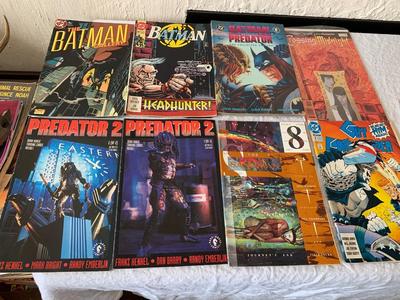 Batman, Predator 2 and more comics Lot of 8