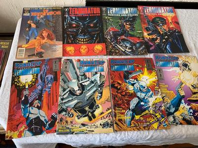 Terminator and Robocop comics Lot of 8 books