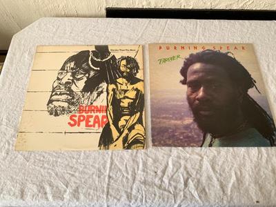 2 Vintage Burning Spear albums Records