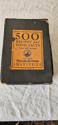 Vintage Recipe box