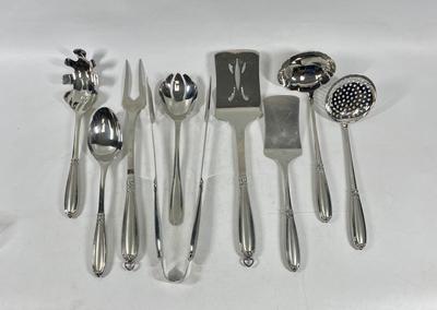 Princess House 9-Piece Stainless Steel Serving Set