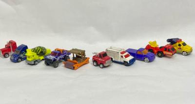 CAR LOT 1 - Diecast Toys 10 pieces - Hot wheels and other brands