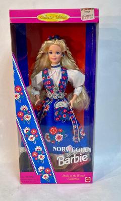 Norwegian Barbie by Mattel NIB