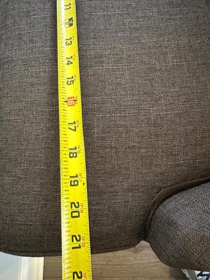 Two Tufted Upholstered Wingback Chairs (2)