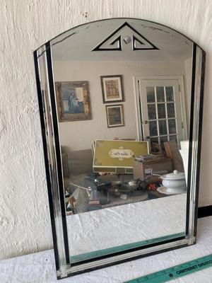 ART DECO WALL MIRROR 16" x 25"