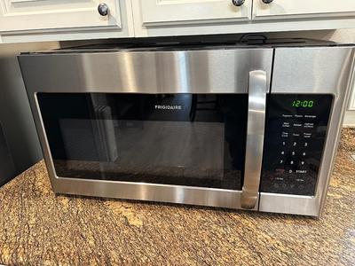 Frigidaire 1.8 Cubic Ft. Capacity 30" wide Over the Range Microwave in Stainless Steel