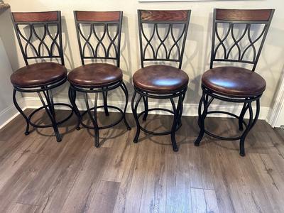 Steve Silver Co. Swivel Barstools (4)