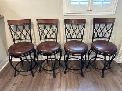 Steve Silver Co. Swivel Barstools (4)