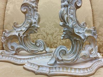 Pretty Antique Ornate wall sconces shelves. 