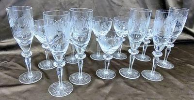 Beautiful set of wine glasses