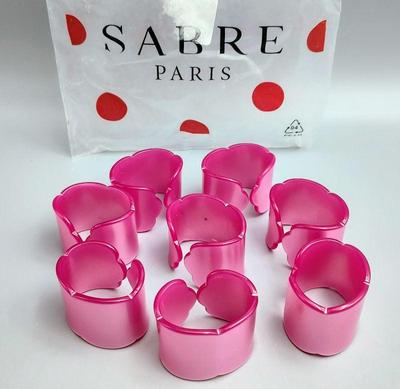 Very Pretty Pink French Sabre Paris Napkin Rings