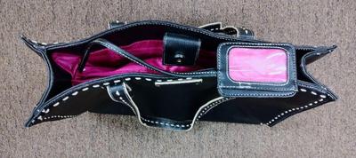 Pretty Black Totes Hand Bag Purse
