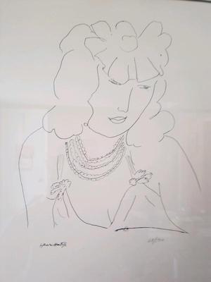 Henri Matisse “ Woman With a Hat”, signed & numbered lithograph 68/520