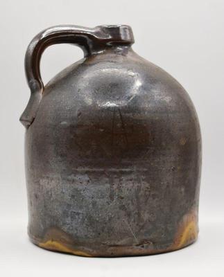 stoneware whiskey jug