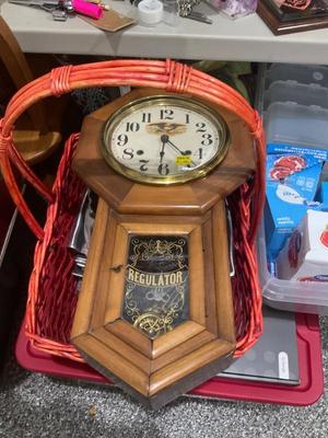vintage regulator wall clock