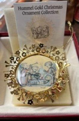 Hummel Gold Christmas Ornament Collection