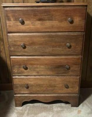 Four Drawer Pine Chest