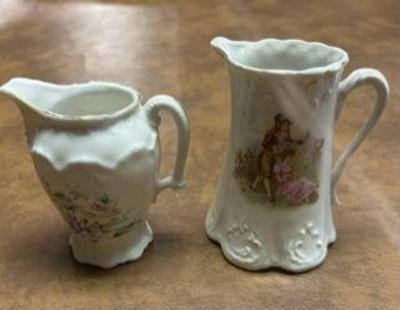Antique porcelain creamers 