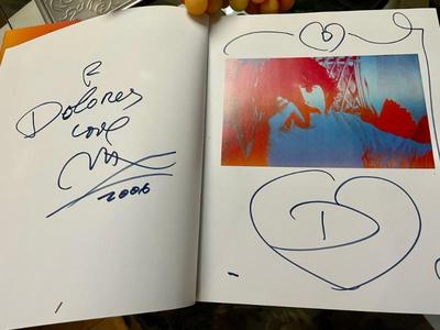 Autographed Peter Max book
