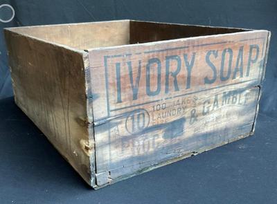 Ivory Soap Box Crate