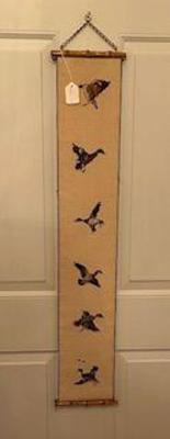 Hand Made Cross Stitch Bell Pull