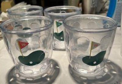 Set of 4 19th Hole Insulated Low Balls