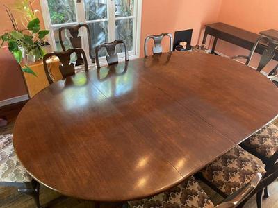 60" expandable dining table.