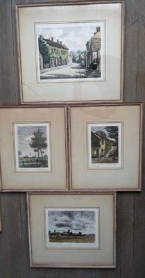 Hand-colored etchings Maurice Jacques and M. Haranz  $50 each