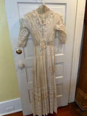Wedding Dress, circa 1800s