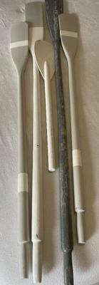 Various painted rowing oars $60 set