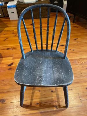 Vintage painted wooden chair $60