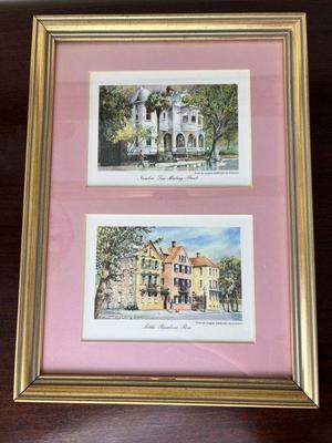 Framed Charleston, NC Emerson Reproduction Prints