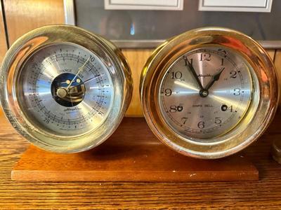 Airguide Barometer & clock